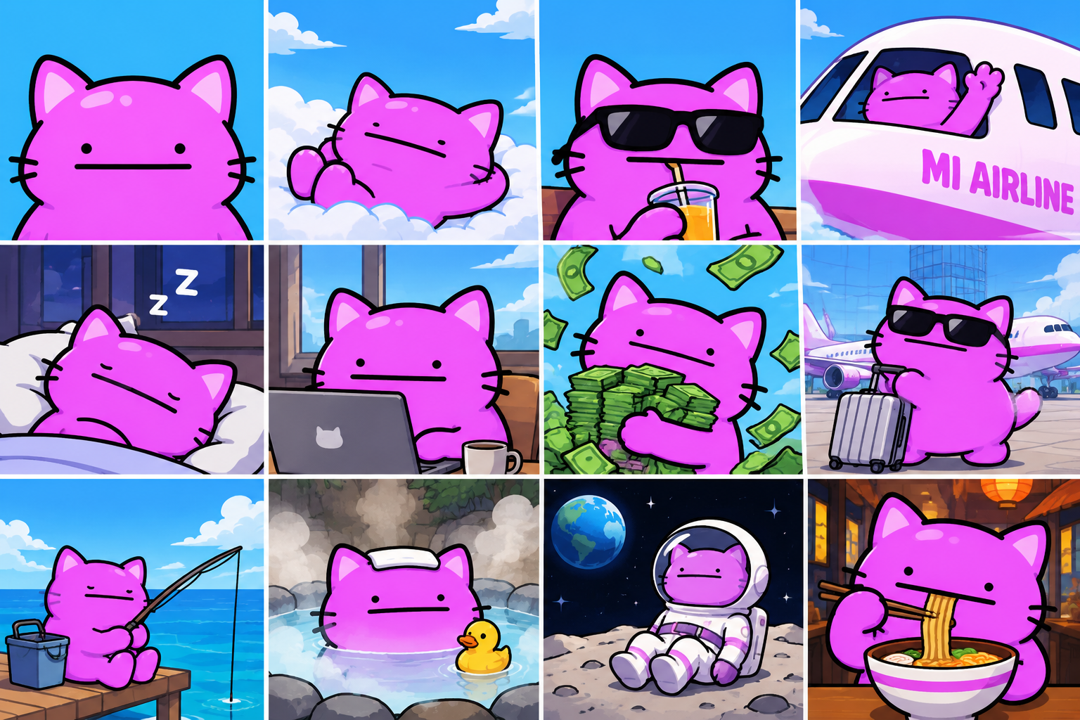 MI cat meme collection